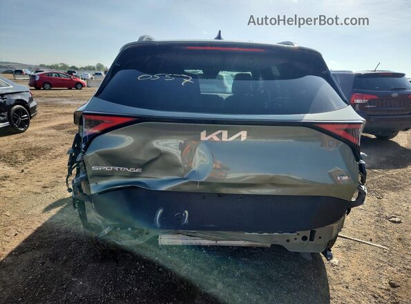 5XYK6CDF5RG186696 2024 KIA SPORTAGE Зеленый Вид сзади