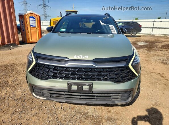 5XYK6CDF5RG186696 2024 KIA SPORTAGE Зеленый Вид спереди