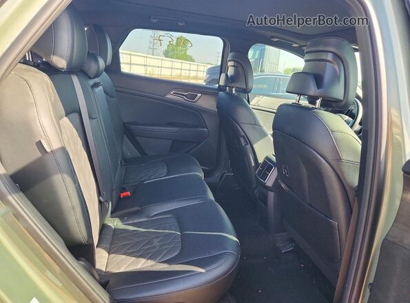 5XYK6CDF5RG186696 2024 KIA SPORTAGE Зеленый Вид задних сидений