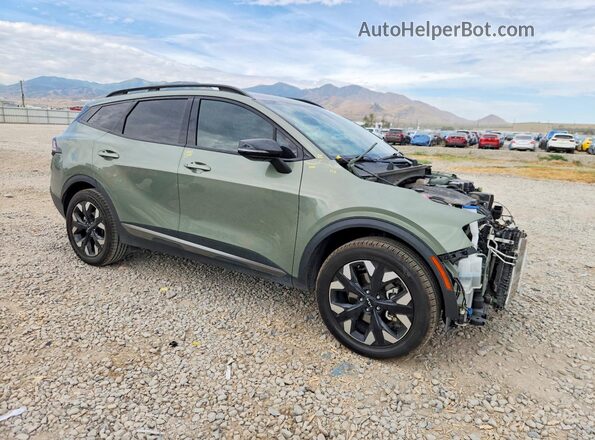 5XYK6CDF5RG205232 2024 KIA SPORTAGE Зеленый Передняя правая четверть