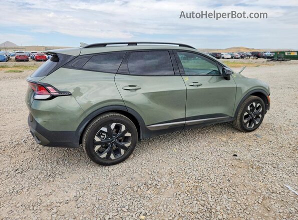 5XYK6CDF5RG205232 2024 KIA SPORTAGE Зеленый Задняя правая четверть