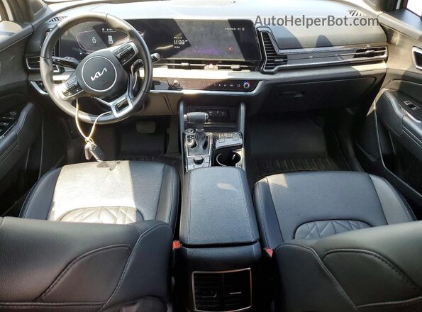 5XYK6CDF6RG155103 2024 KIA SPORTAGE White Dashboard view