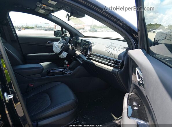5XYK6CDF6RG204381 2024 KIA SPORTAGE Black Вид салону спереду