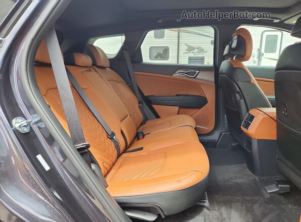 5XYK6CDF8TG339496 2026 KIA SPORTAGE Black Rear interior view