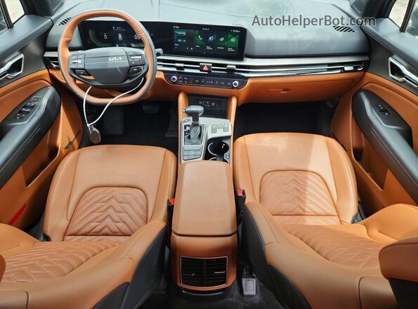 5XYK6CDF8TG339496 2026 KIA SPORTAGE Black Dashboard view