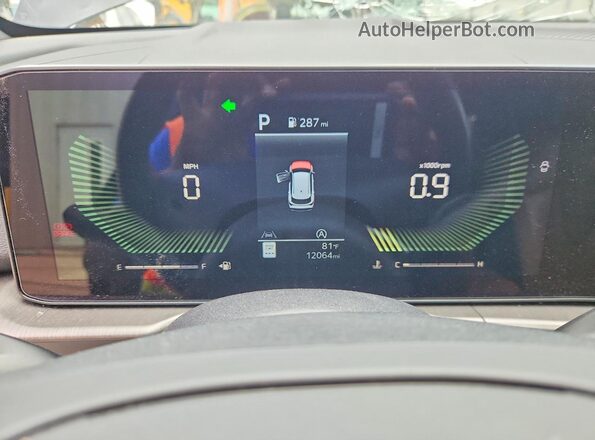 5XYK6CDF8TG339496 2026 KIA SPORTAGE Black Instrument cluster view