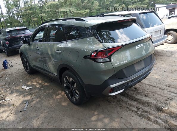 5XYK6CDF9RG164989 2024 KIA SPORTAGE Green Հետևի ձախ