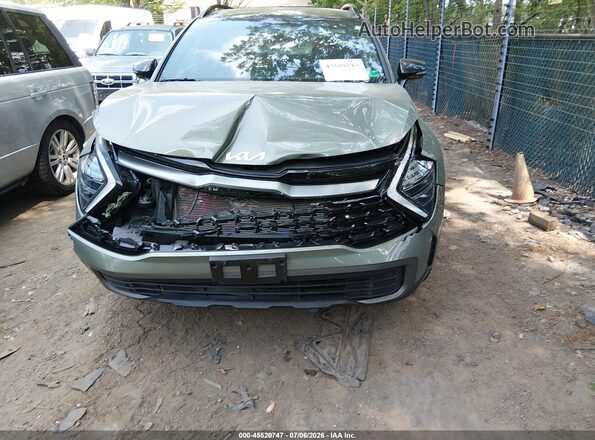 5XYK6CDF9RG164989 2024 KIA SPORTAGE Green Դիմացի տեսք