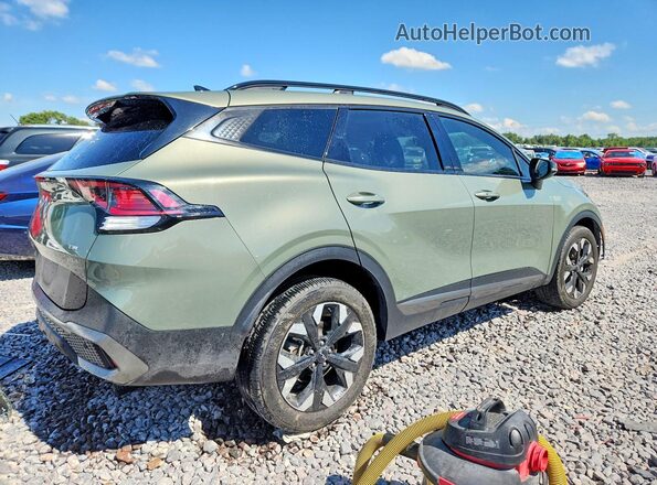 5XYK6CDFXRG152012 2024 KIA SPORTAGE Green უკანა მარჯვენა