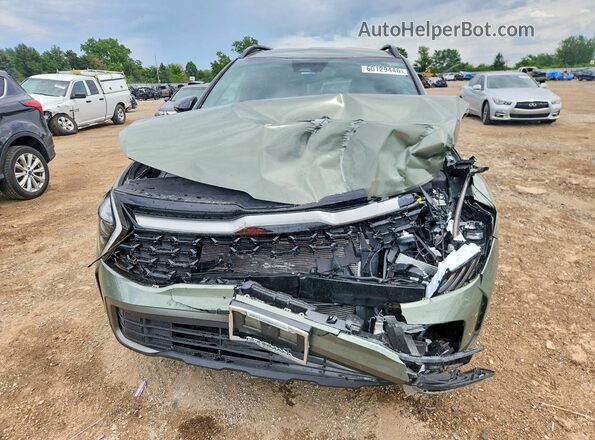 5XYK6CDFXRG214699 2024 KIA SPORTAGE Green Vista frontal
