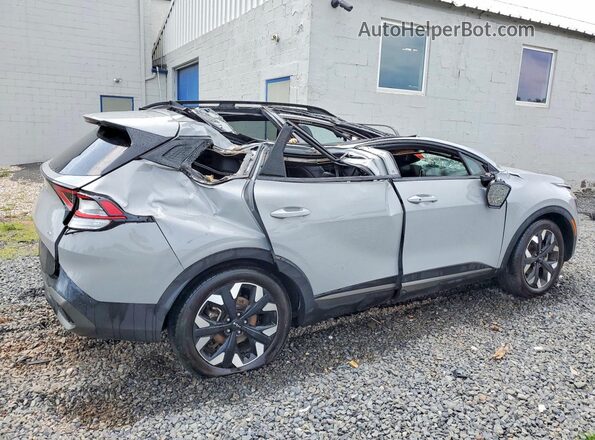 5XYK6CDFXRG223287 2024 KIA SPORTAGE Серый Задняя правая четверть