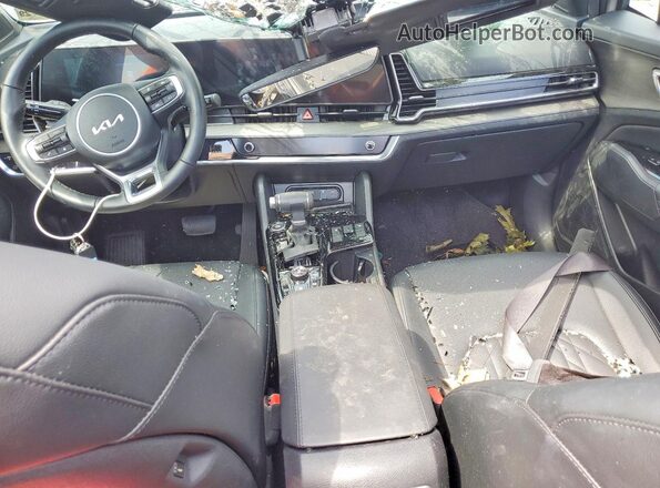 5XYK6CDFXRG223287 2024 KIA SPORTAGE Серый Вид панели приборов