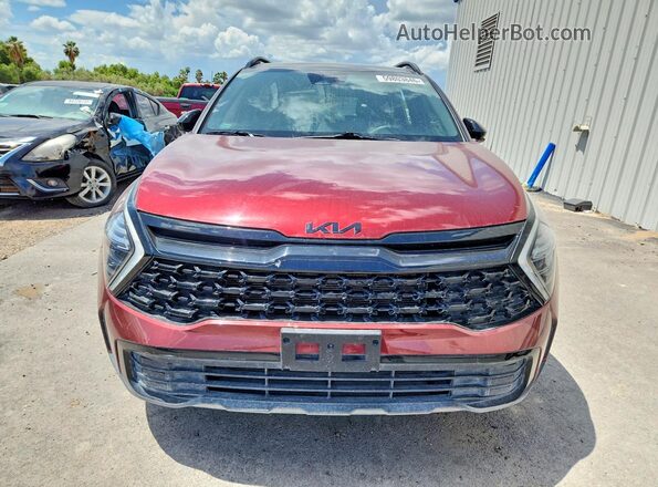 5XYK6CDFXSG304764 2025 KIA SPORTAGE Burgundy Widok z przodu