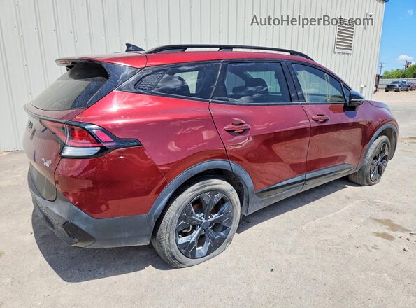 5XYK6CDFXSG304764 2025 KIA SPORTAGE Burgundy Tył prawy