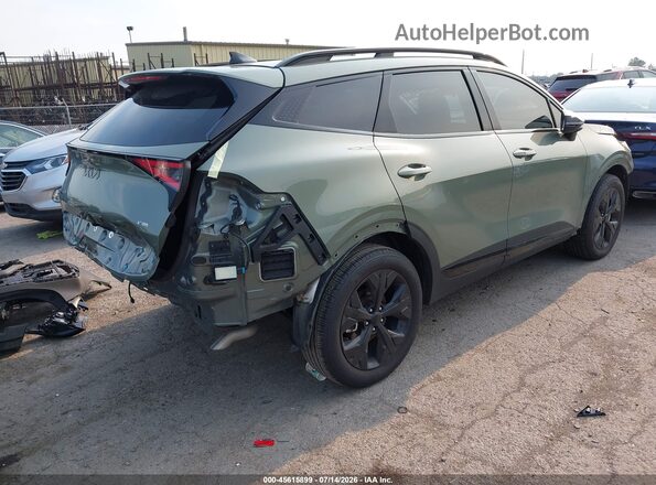 5XYK6CDFXSG305199 2025 KIA SPORTAGE Green უკანა მარჯვენა