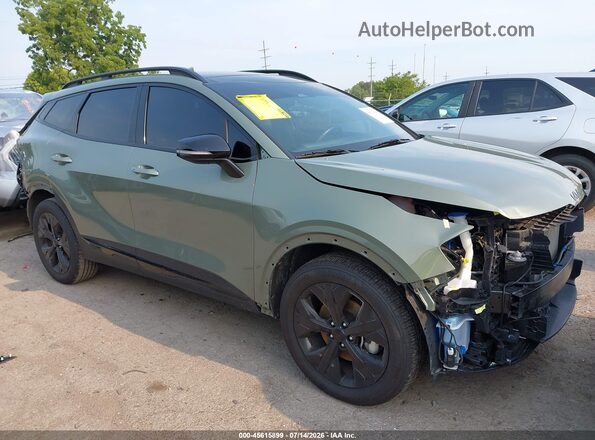 5XYK6CDFXSG305199 2025 KIA SPORTAGE Green სალონის 360-გრადუსიანი ხედი