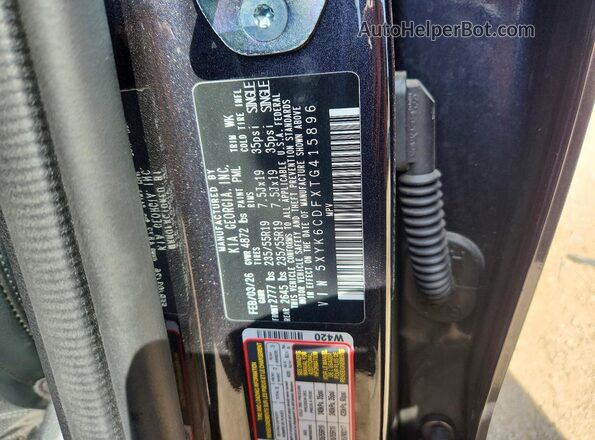 5XYK6CDFXTG415896 2026 KIA SPORTAGE Black Շարժիչի բաժամունքի տեսք
