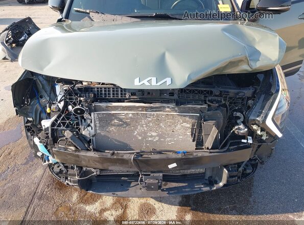 5XYK7CAF1PG107328 2023 KIA SPORTAGE Зеленый Вид спереди