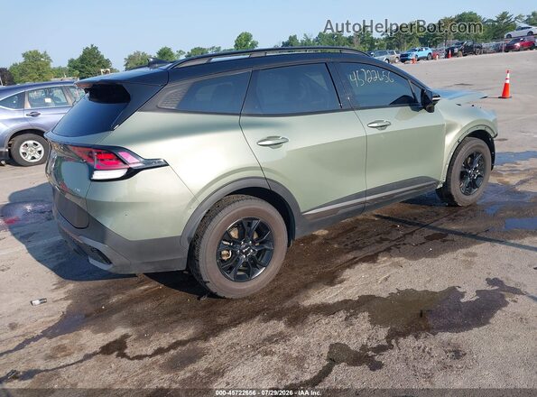 5XYK7CAF1PG107328 2023 KIA SPORTAGE Зеленый Задняя правая четверть