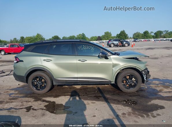 5XYK7CAF1PG107328 2023 KIA SPORTAGE Зеленый Панорамный вид салона 360°