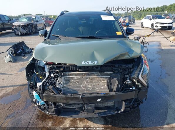 5XYK7CAF1PG107328 2023 KIA SPORTAGE Зеленый Вид задней части салона