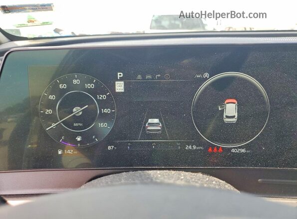 5XYK7CAF2PG016262 2023 KIA SPORTAGE Gray ხელსაწყოთა პანელის ხედი