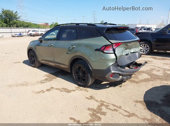 5XYK7CAF4PG058612 2023 KIA SPORTAGE Green Trasero izquierdo
