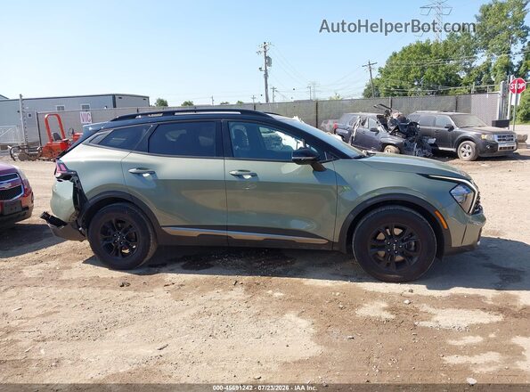 5XYK7CAF4PG058612 2023 KIA SPORTAGE Green Vista interior trasera
