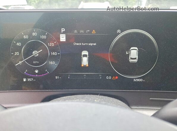 5XYK7CAF7PG014149 2023 KIA SPORTAGE White Widok zestawu wskaźników