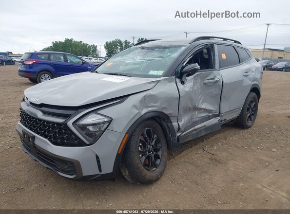 5XYK7CAFXPG089783 2023 KIA SPORTAGE Серый Передняя левая четверть