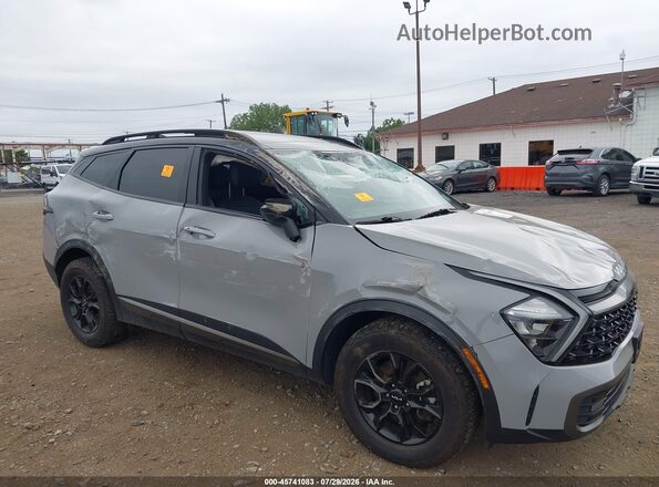 5XYK7CAFXPG089783 2023 KIA SPORTAGE Серый Вид спереди