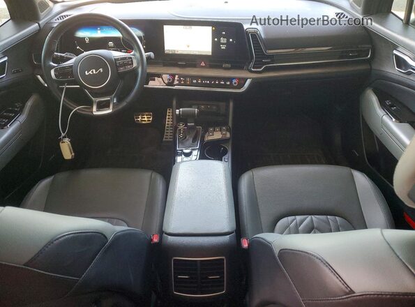 5XYK7CDF5RG144025 2024 KIA SPORTAGE Green Widok deski rozdzielczej