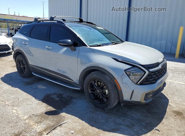 5XYK7CDF7RG186258 2024 KIA SPORTAGE Silver Front right