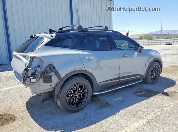 5XYK7CDF7RG186258 2024 KIA SPORTAGE Silver Rear right