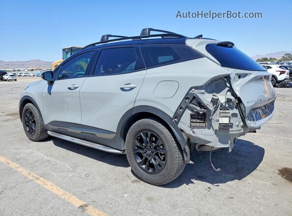5XYK7CDF7RG186258 2024 KIA SPORTAGE Silver Rear left