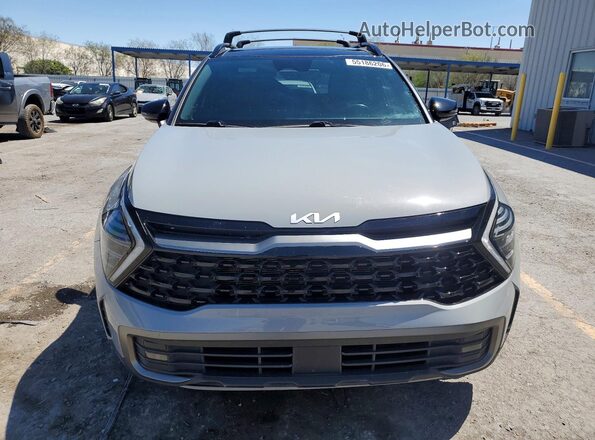 5XYK7CDF7RG186258 2024 KIA SPORTAGE Silver Front view