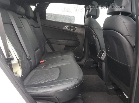 5XYK7CDFXSG324896 2025 KIA SPORTAGE Белый Вид задней части салона