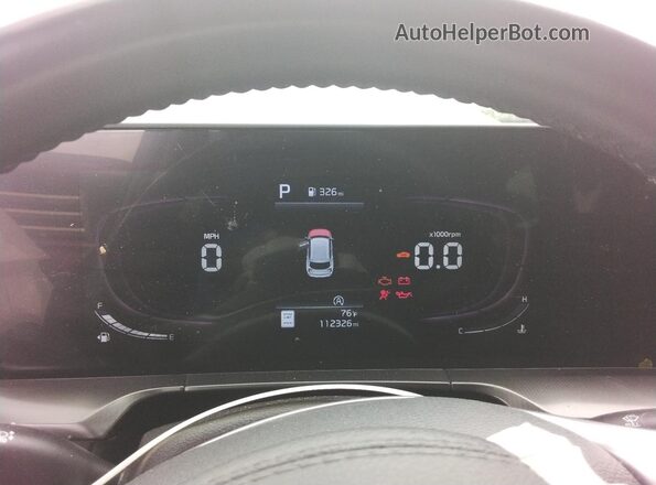 5XYP24GC1RG469556 2024 KIA TELLURIDE Gray Instrument cluster view