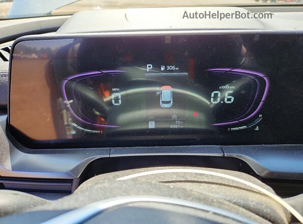5XYP24GC1SG640425 2025 KIA TELLURIDE Синий Вид щитка приборов