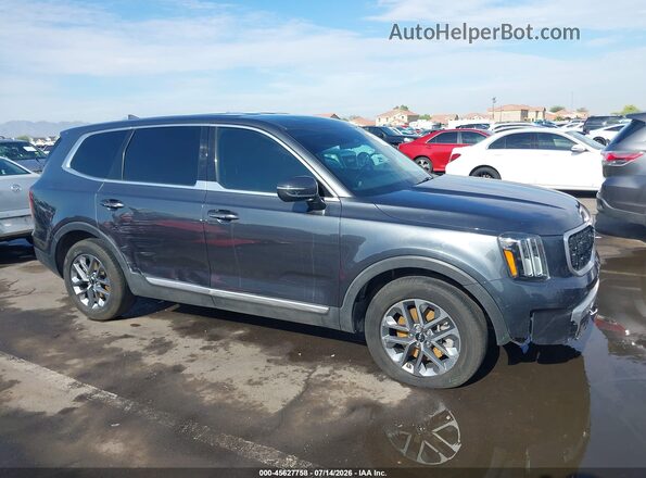 5XYP24GC6PG334120 2023 KIA TELLURIDE Gray Vista frontal
