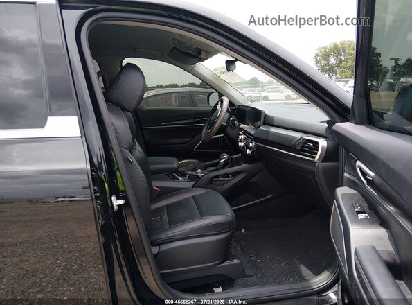5XYP24GC8SG626246 2025 KIA TELLURIDE Black Front interior view