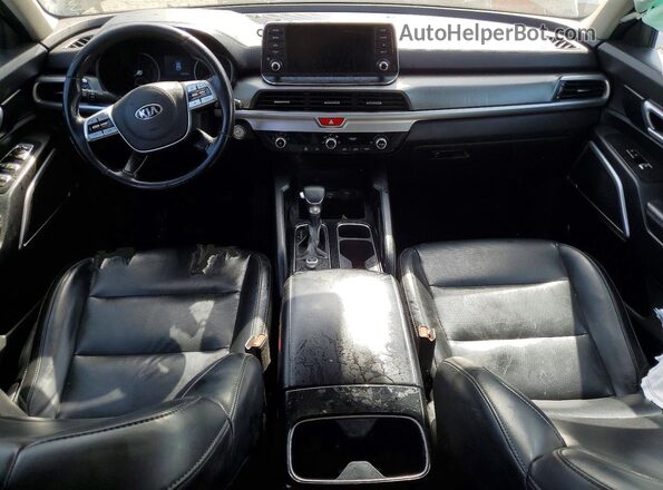5XYP24HC0MG110724 2021 KIA TELLURIDE Black Вид панелі приладів