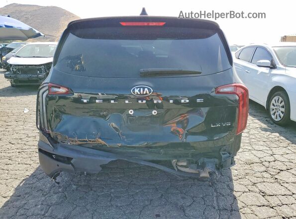 5XYP24HC0MG110724 2021 KIA TELLURIDE Black Вид ззаду