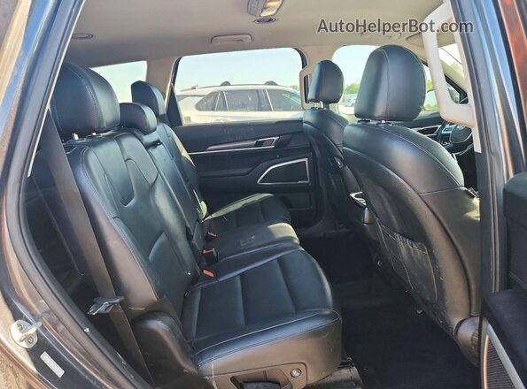 5XYP24HC0MG114224 2021 KIA TELLURIDE Gray Սալոնի հետևի տեսք