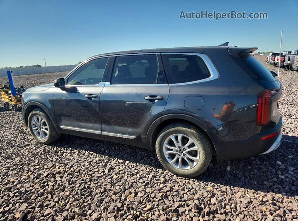 5XYP24HC0MG114224 2021 KIA TELLURIDE Gray Հետևի ձախ