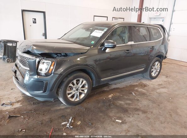 5XYP24HC1LG032937 2020 KIA TELLURIDE Gray Передня ліва чверть