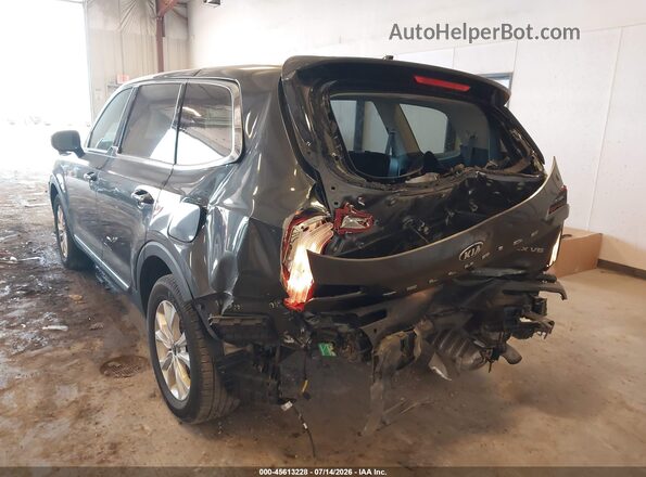 5XYP24HC1LG032937 2020 KIA TELLURIDE Gray Вид спереду