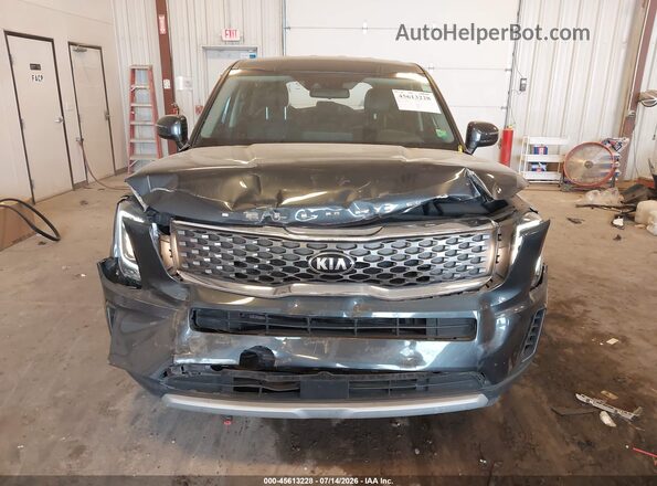 5XYP24HC1LG032937 2020 KIA TELLURIDE Gray Вид щитка приладів