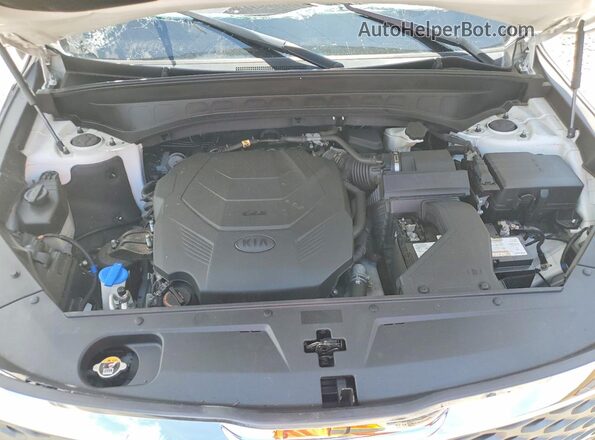 5XYP24HC2MG119120 2021 KIA TELLURIDE White Engine compartment view