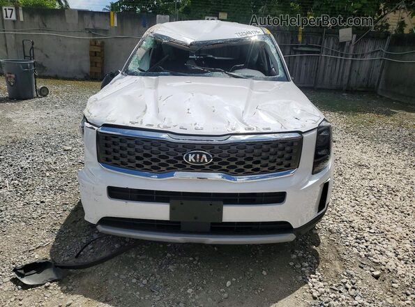 5XYP24HC2MG119120 2021 KIA TELLURIDE White Front view